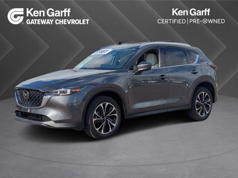 Used 2022 MAZDA CX-5 AWD 2.5 S w/ Premium Package image 1