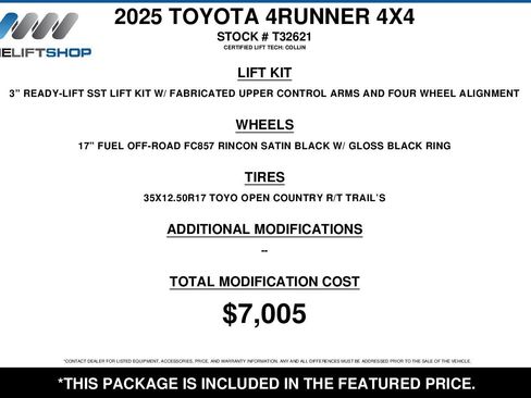 Used 2025 Toyota 4Runner SR5 AWD/4WD image 2
