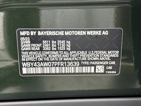 Used 2023 BMW i4 eDrive35 w/ Parking Assistance Package RWD image 24
