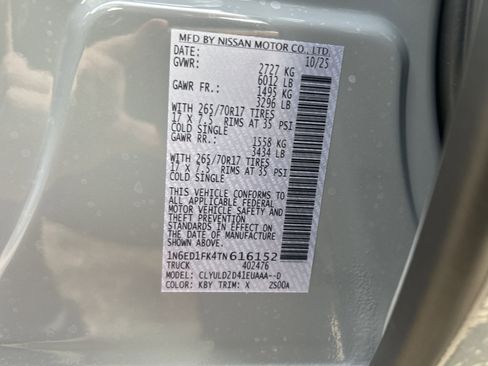 New 2026 Nissan Frontier PRO-4X image 29