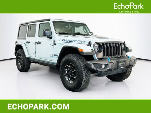 Used 2023 Jeep Wrangler Unlimited Rubicon 4xe w/ Cold Weather Group AWD/4WD image 1