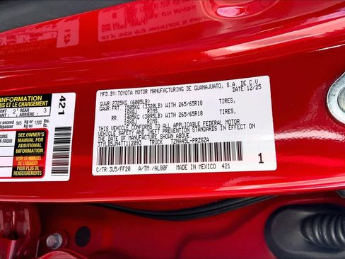 New 2026 Toyota Tacoma SR5 image 21