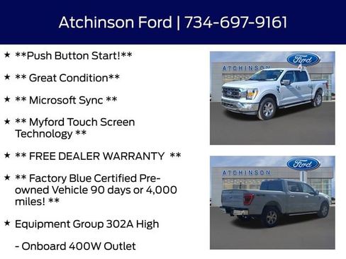 Certified 2023 Ford F150 XLT w/ Equipment Group 302A High image 8