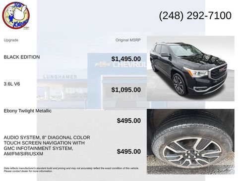 Used 2019 GMC Acadia SLT w/ Black Edition image 5