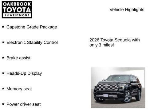 New 2026 Toyota Sequoia Capstone AWD/4WD image 7