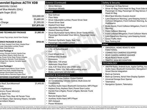 Used 2025 Chevrolet Equinox ACTIV w/ Safety and Technology Package image 60