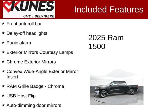 Used 2025 RAM 1500 Laramie AWD/4WD image 3