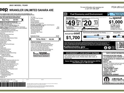 Used 2021 Jeep Wrangler Unlimited Sahara image 4