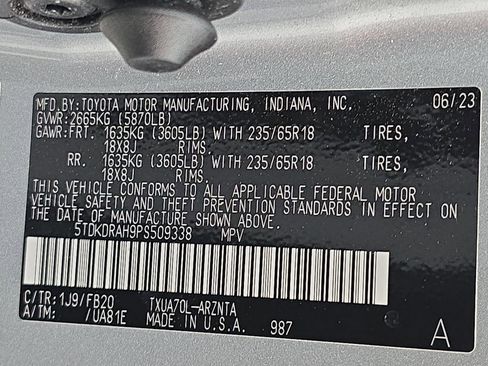 Used 2023 Toyota Highlander L image 35