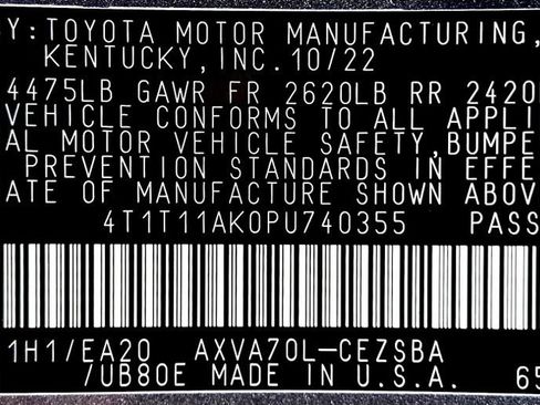 Certified 2023 Toyota Camry SE w/ Convenience Package FWD image 35