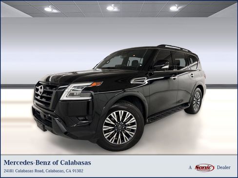 Used 2023 Nissan Armada SL w/ Midnight Edition Package RWD image 1