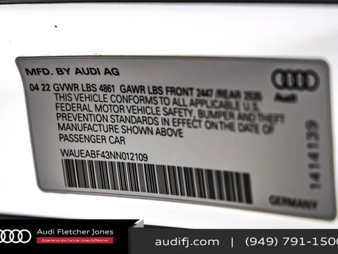 Used 2022 Audi A4 2.0T Premium Plus w/ Premium Plus Package image 25