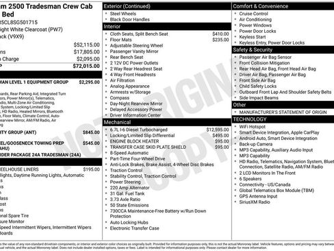 New 2025 RAM 2500 Tradesman AWD/4WD image 7