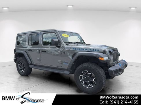 Used 2022 Jeep Wrangler Unlimited Rubicon 4xe w/ Cold Weather Group AWD/4WD image 1