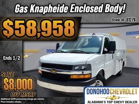 New 2025 Chevrolet Express 3500 w/ Power Convenience Package image 1