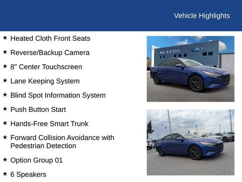 Used 2022 Hyundai Elantra Blue FWD image 27