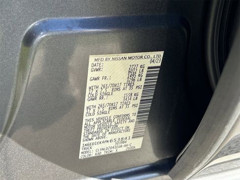 Certified 2023 Nissan Frontier PRO-4X w/ Technology Package image 34