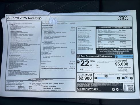 New 2025 Audi SQ5 Premium Plus image 33