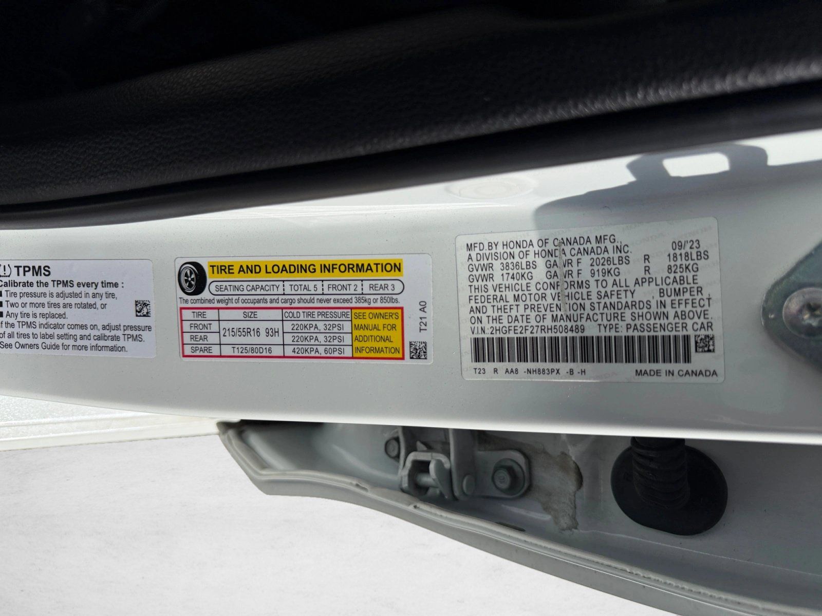 Used 2024 Honda Civic LX image 13