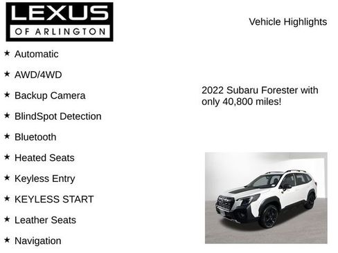 Used 2022 Subaru Forester Wilderness image 7