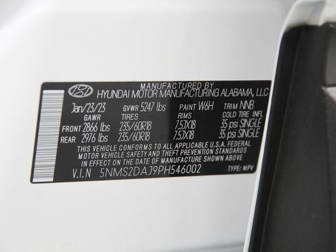 Certified 2023 Hyundai Santa Fe SEL image 23