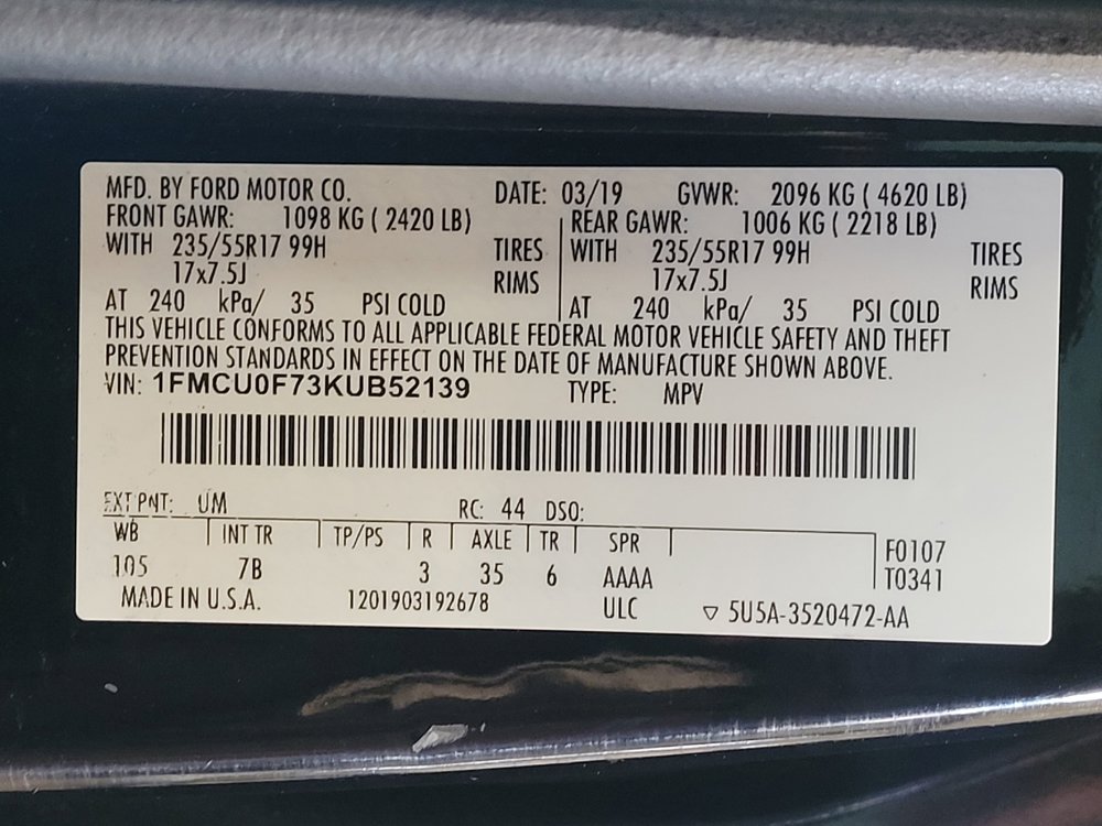 Used 2019 Ford Escape S FWD image 33