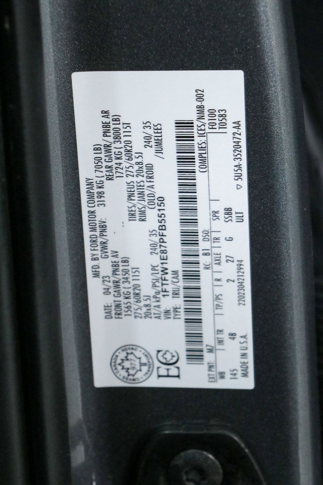 Used 2023 Ford F150 XLT w/ Equipment Group 302A High AWD/4WD image 34