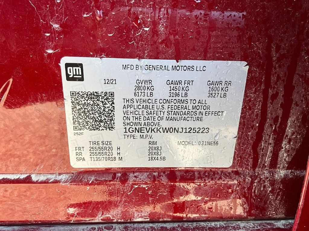 Used 2022 Chevrolet Traverse Premier AWD/4WD image 20