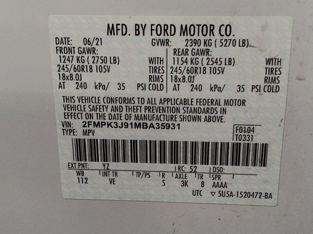 Used 2021 Ford Edge SEL w/ Convenience Package FWD image 33