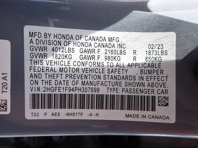 Used 2023 Honda Civic Touring image 21