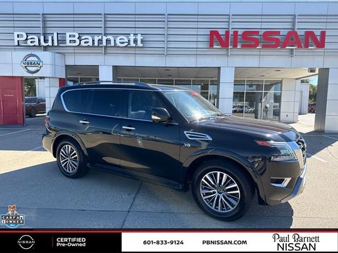 Certified 2021 Nissan Armada SL w/ Captain's Chairs Package image 6