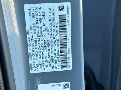 New 2026 Honda CR-V LX image 23