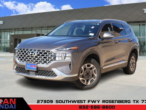Certified 2022 Hyundai Santa Fe Blue image 1
