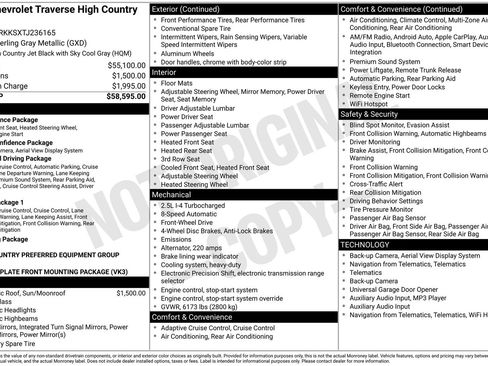 New 2026 Chevrolet Traverse High Country FWD image 26