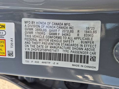 Used 2023 Honda Civic Sport image 35