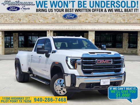 Used 2024 GMC Sierra 3500 SLT w/ Texas SLT Premium Package AWD/4WD image 1