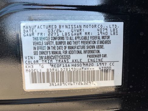 New 2026 Nissan Sentra SV w/ SV Convenience Package FWD image 10