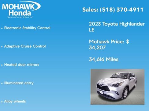 Used 2023 Toyota Highlander LE image 21