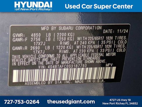 Used 2025 Subaru Outback Premium image 39