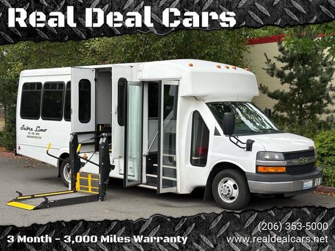 Used 2014 Chevrolet Express 4500 w/ Shuttle Bus Package image 1