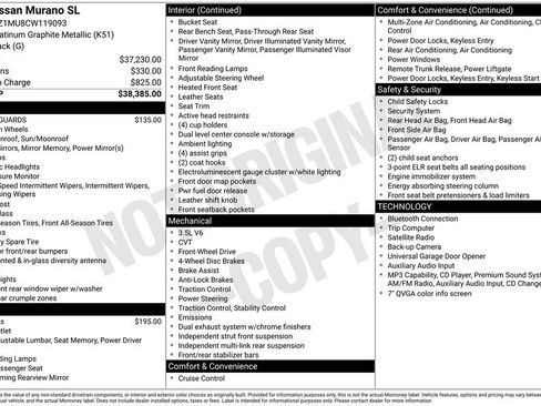 Used 2012 Nissan Murano SL image 5