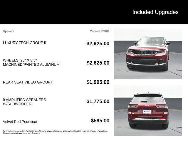 Used 2023 Jeep Grand Cherokee L Limited w/ Luxury Tech Group II AWD/4WD image 9