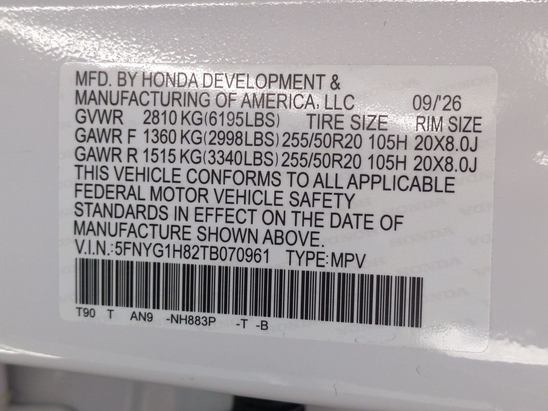 New 2026 Honda Pilot Elite image 28