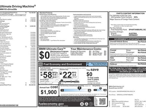 Used 2025 BMW X5 xDrive50e image 2