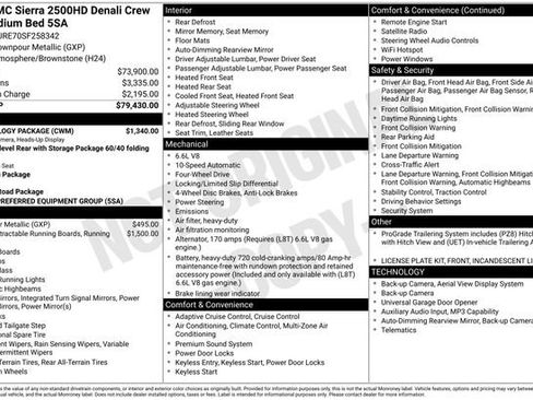 Used 2025 GMC Sierra 2500 Denali w/ Technology Package image 6