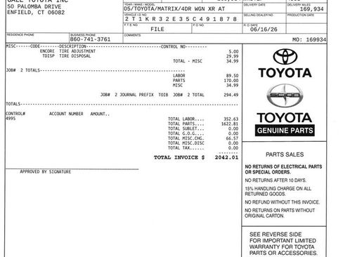 Used 2005 Toyota Matrix XR w/ Extra Value Pkg 1 FWD image 13