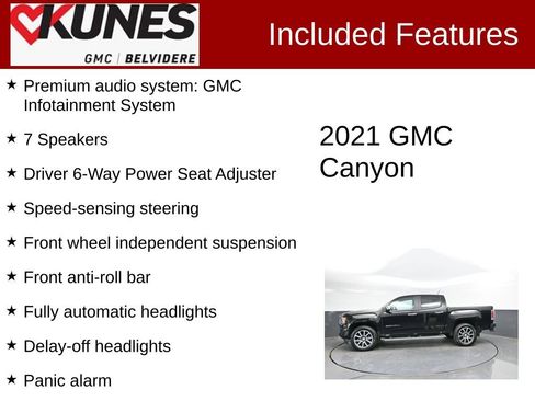 Used 2021 GMC Canyon Denali AWD/4WD image 3