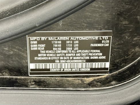 Used 2025 McLaren 750S Spider image 34