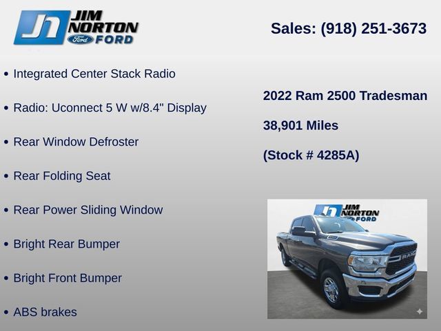 Used 2022 RAM 2500 Tradesman AWD/4WD image 16