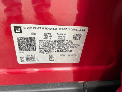 Used 2020 Chevrolet Equinox LT AWD/4WD image 35